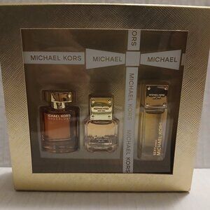 Michael Kors set of 3 Wonderlust, Sparkling Blush, Sexy Amber Eau de parfum